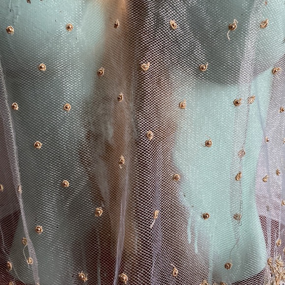 Absolutely stunning sheer sequence blouse - Picture 5 of 12
